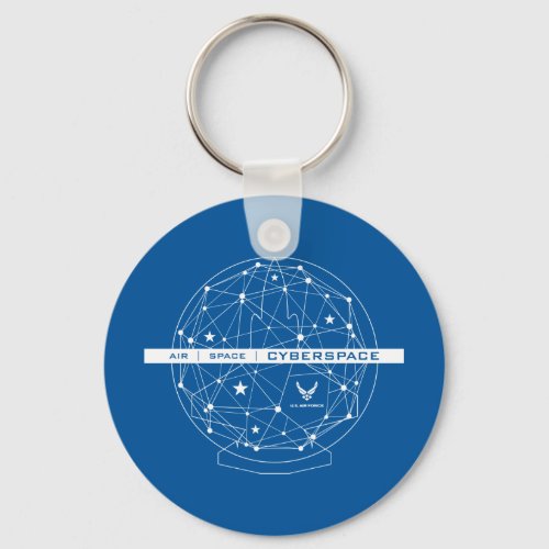 US Air Force  Air Space Cyberspace Keychain