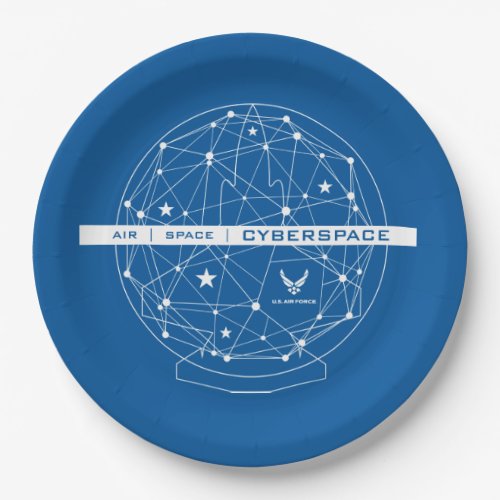US Air Force  Air Space Cyberspace Paper Plates