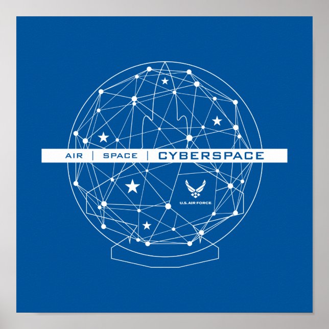 U.S. Air Force | Air Space Cyberspace Poster (Front)