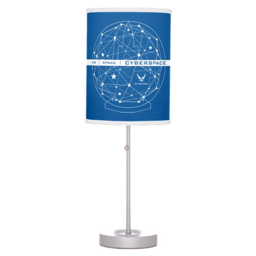US Air Force  Air Space Cyberspace Table Lamp