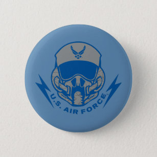 U.S. Air Force   Blue Helmet Button