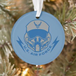 U.S. Air Force   Blue Helmet Ornament