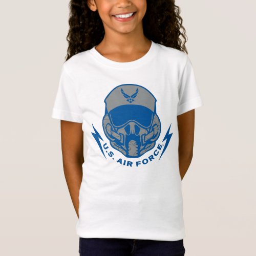 US Air Force  Blue Helmet T_Shirt