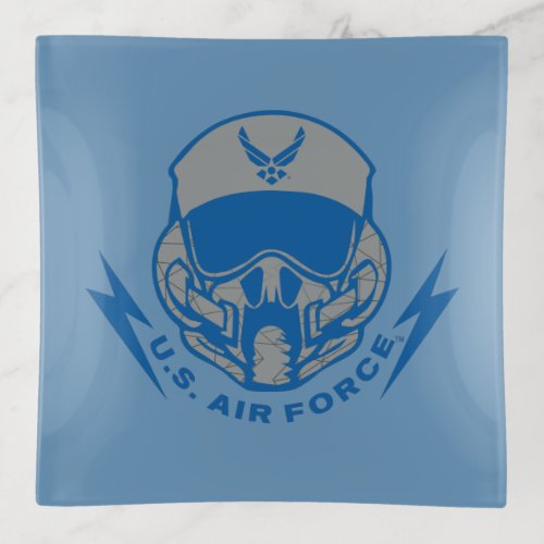 US Air Force  Blue Helmet Trinket Tray