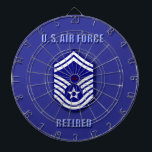 U.S. Air Force Dart Board<br><div class="desc">Show your pride in the U.S. Air Force.  Designed by a former USAF dependent 
and veteran.</div>