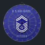 U.S. Air Force Dart Board<br><div class="desc">Show your pride in the U.S. Air Force. Designed by a former USAF dependent
and veteran.</div>