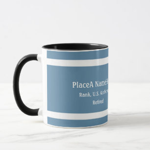 U.S. Air Force Defense emblem personalize Mug