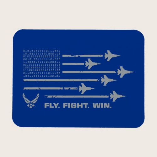 U.S. Air Force | Fly. Fight. Win - Gray Magnet