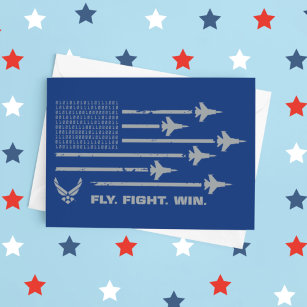 U.S. Air Force   Fly. Fight. Win - Grey Card