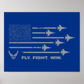 USAF Aim High Poster Zazzle