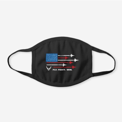 US Air Force  Fly Fight Win _ Red  Blue Black Cotton Face Mask
