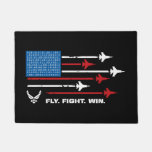 U.s. Air Force | Fly. Fight. Win - Red &amp; Blue Doormat at Zazzle