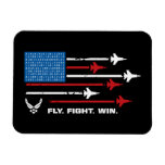 U.S. Air Force | Fly. Fight. Win - Red & Blue Magnet