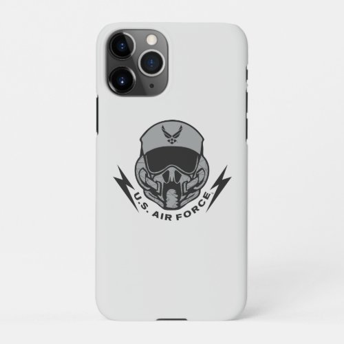 US Air Force  Grey Helmet iPhone 11Pro Case