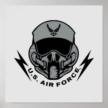 U.s. Air Force | Grey Helmet Poster by usairforce at Zazzle