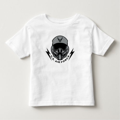US Air Force  Grey Helmet Toddler T_shirt