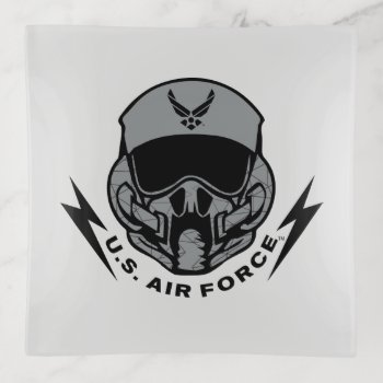 U.s. Air Force | Grey Helmet Trinket Tray by usairforce at Zazzle
