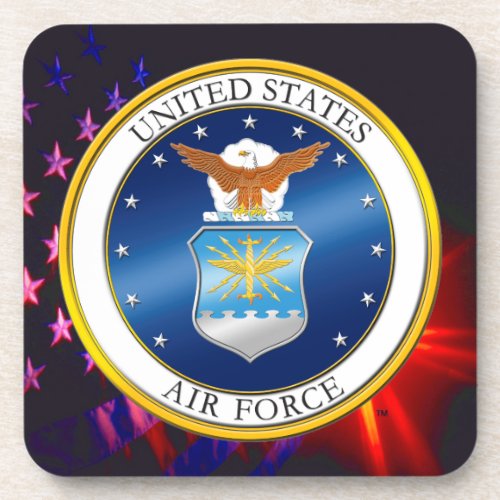 US Air Force Hard plastic coaster