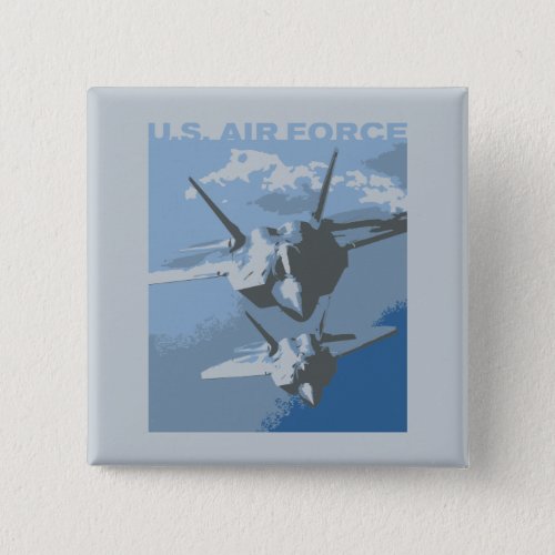 US Air Force Jets Button