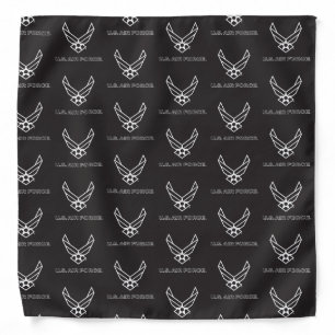 U.S. Air Force Logo - Black Bandana