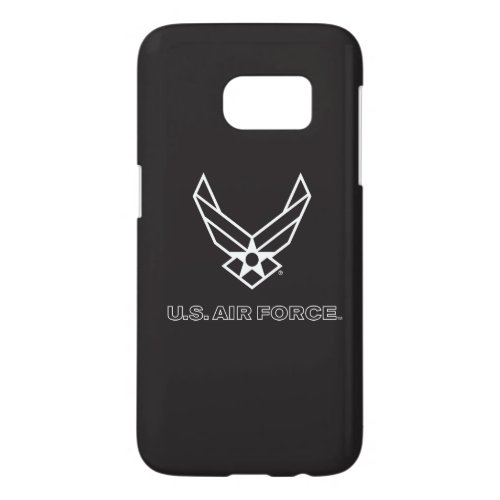 US Air Force Logo _ Black Samsung Galaxy S7 Case