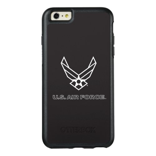 US Air Force Logo _ Black OtterBox iPhone 66s Plus Case