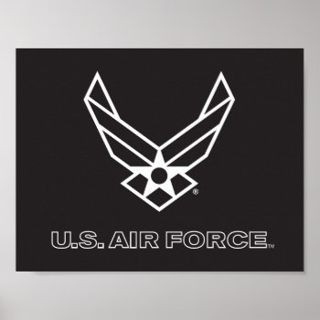 U.s. Air Force Logo - Black Poster by usairforce at Zazzle