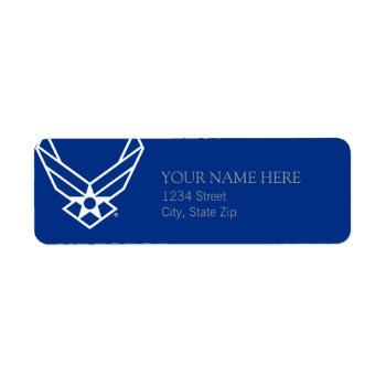 U.s. Air Force Logo - Blue Label by usairforce at Zazzle