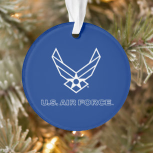 U.S. Air Force Logo - Blue Ornament