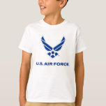 U.s. Air Force Logo - Blue T-shirt at Zazzle