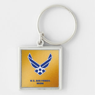 U.S. Air Force Mom Premium Square Keychain