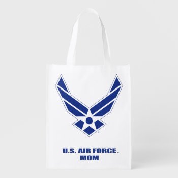 U.s. Air Force Mom Reusable Grocery Bag by usairforce at Zazzle