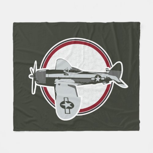 US Air Force Plane Fleece Blanket