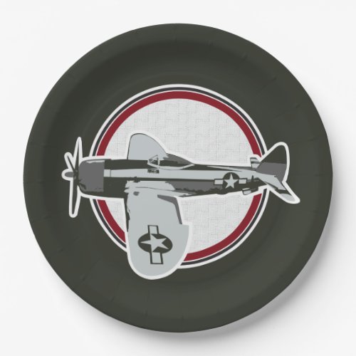 US Air Force Plane Paper Plates