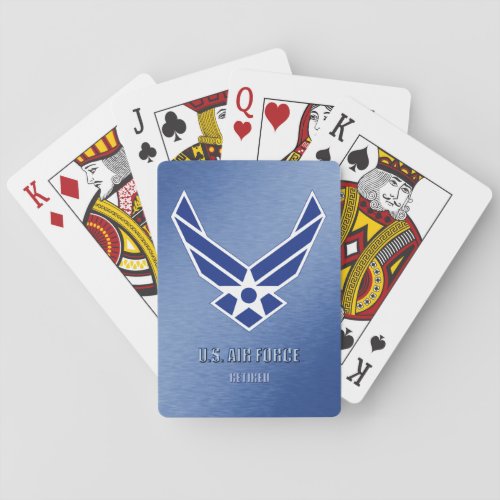 US Air Force Retired Classic Playing Cards