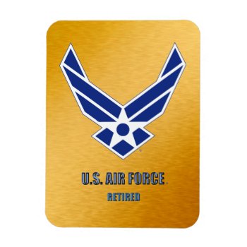 U.s. Air Force Retired Flexible Photo Magnet by usairforce at Zazzle