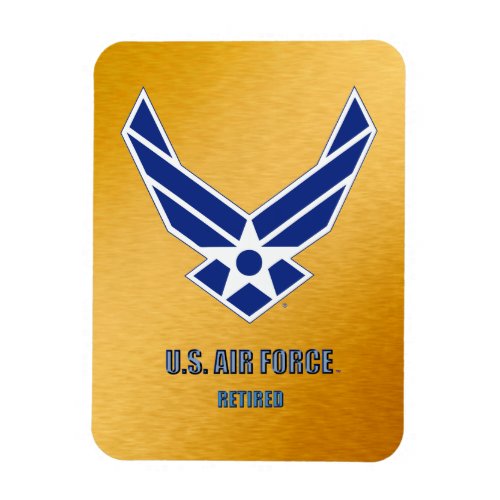 US Air Force Retired Flexible Photo Magnet