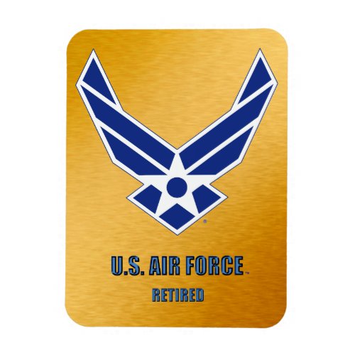 US Air Force Retired Flexible Photo Magnet