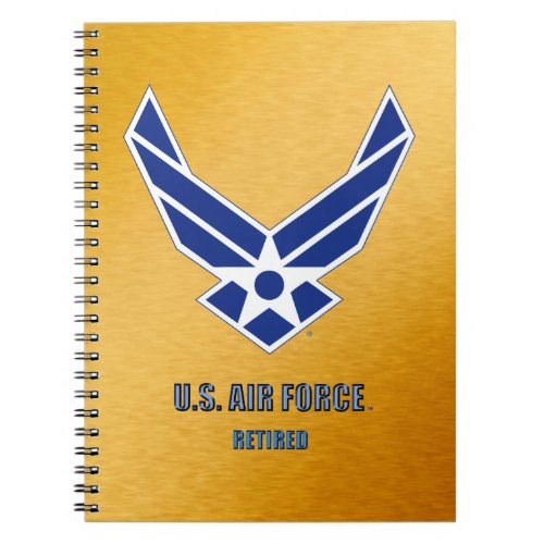 US Air Force Retired Spiral Photo Notebook