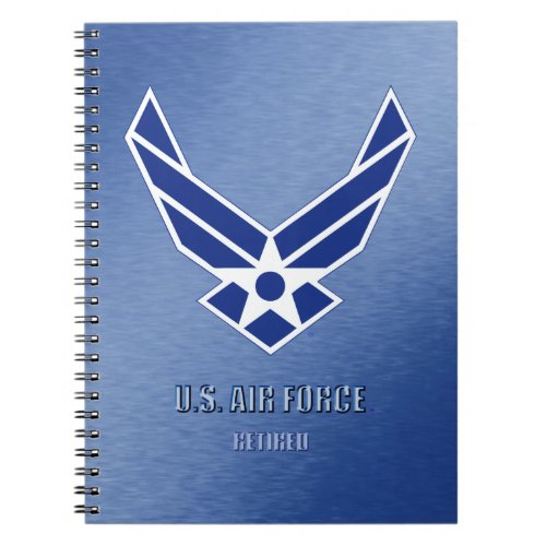 US Air Force Retired Spiral Photo Notebook