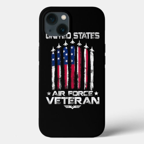 US Air Force US Veterans 4th of July T shirt Amer iPhone 13 Case