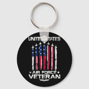 U.S Air Force US Veterans 4th of July T shirt Amer Keychain