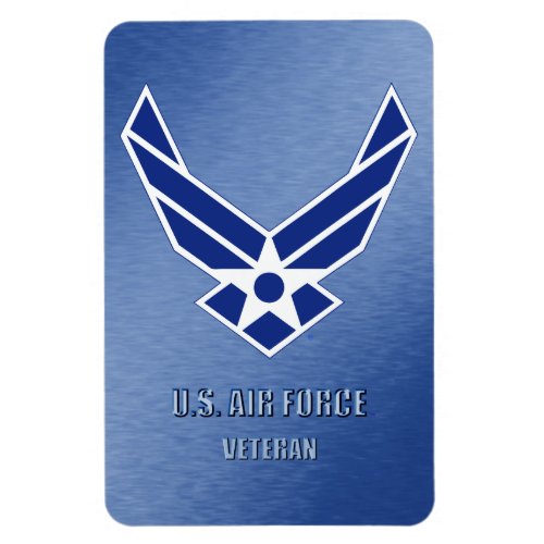 US Air Force Vet Flexible Photo Magnet