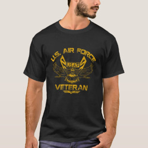 U S Air Force Veteran Vintage Military US Flag Vet T-Shirt