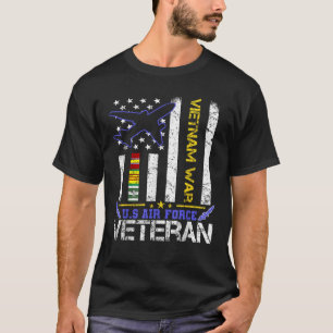 U S Air Force Vietnam Veteran Military Veteran US T-Shirt