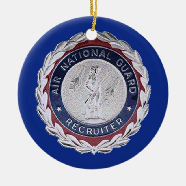 U.S. Air National Guard Recruiter Ornament (Front)