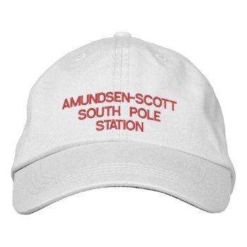 U.s. Amundsen-scott South Pole Station Hat by Azorean at Zazzle