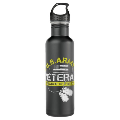 US Army Proud Army veteran vet gifts 75 Stainless Steel Water Bottle