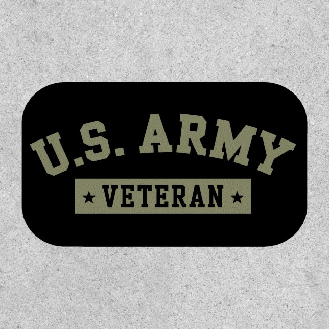 U.S. Army Veteran Veterans America American Flag Patch (Front)