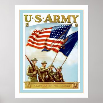 U.s Army~vintage World War 2 Poster by VintageFactory at Zazzle